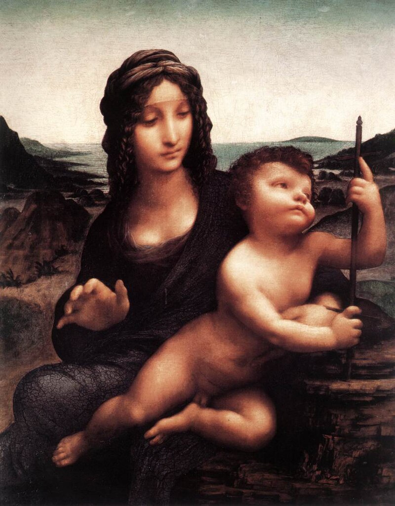Leonardo da Vinci, Madonna of the Yarnwinder, Buccleuch version.jpg