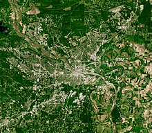 Satellite photo of Little Rock in 2020 Little Rock by Sentinel-2, 2020-06-12.jpg