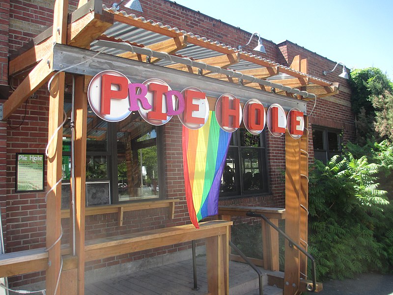 File:Local businesses showing more rainbow colors as the years progress (9334415226).jpg