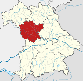 Locator map RB Mittelfranken in Bavaria.svg