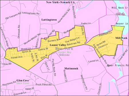 Locust valley ny map