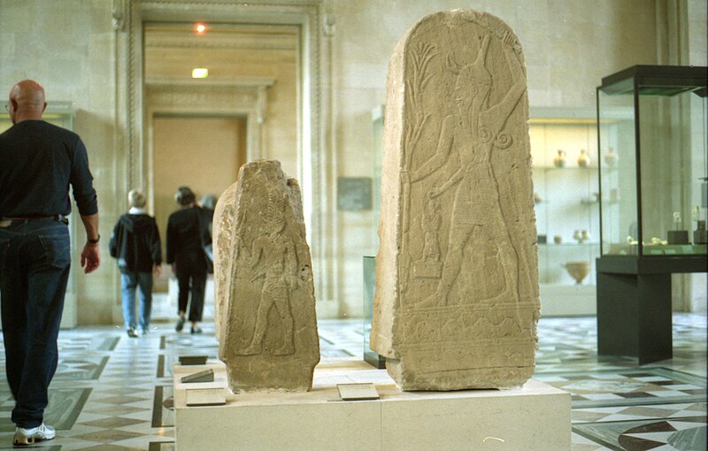 File:Louvre - Ugaritic stelae.jpg