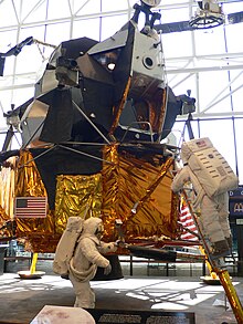 LM-2 on display at the National Air and Space Museum Lunar Module 2 at the National Air and Space Museum.jpg