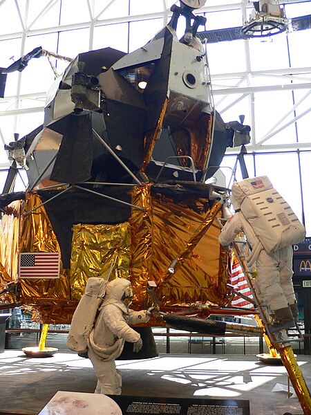 LM-2 on display at the National Air and Space Museum