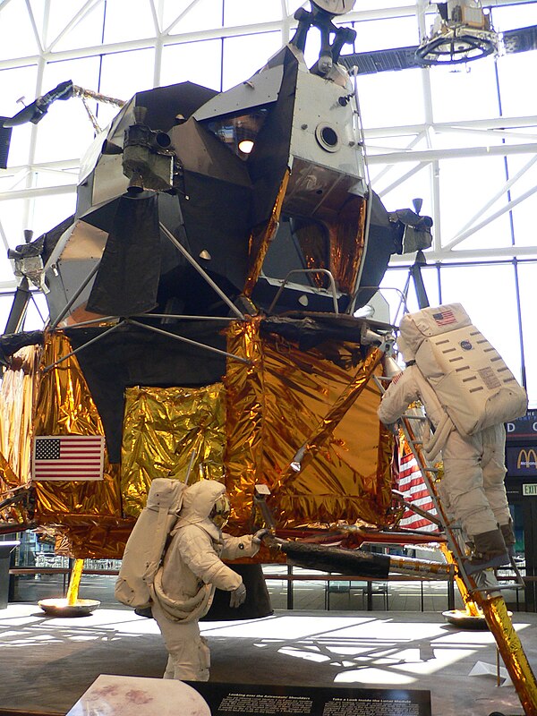 LM-2 on display at the National Air and Space Museum
