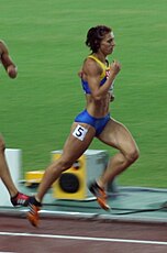 Ljudmyla Blonska kam auf den dreizehnten Platz – sie erhielt später wegen mehrfacher Dopingvergehen eine lebenslange Sperre[3]