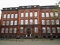 Historic exposed clinker brick building (former building trade school)