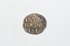 Koin tembaga VOC 1818