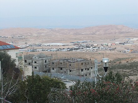 Ma'ale Adumim, one of the four biggest settlements in the West Bank, industrial area, 2012