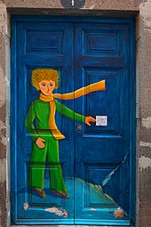 Le Petit Prince dans le cadre de Arte de portas abertas, rua de Santa Maria (2019).
