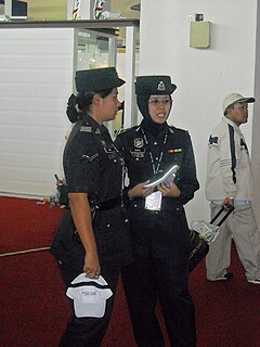 Policewoman of Malaysia