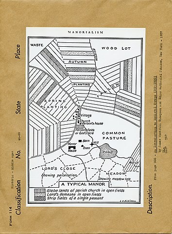 medieval manor diagram