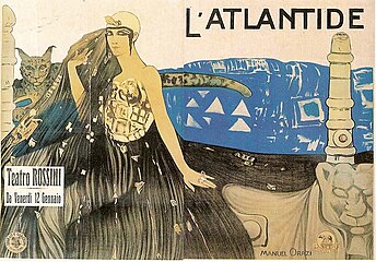 Plakat do filmu Atlantyda 1921