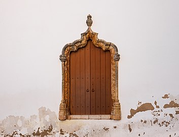 Manueline portal on the Misericórdia Church, Silves, Portugal