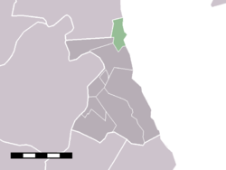 The statistical district of Schardam in the former municipality of Zeevang.