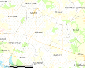 Poziția localității Mérignac