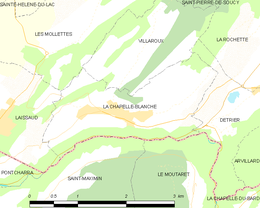 La Chapelle-Blanche - Localizazion