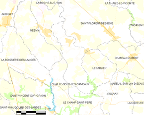 Poziția localității Chaillé-sous-les-Ormeaux