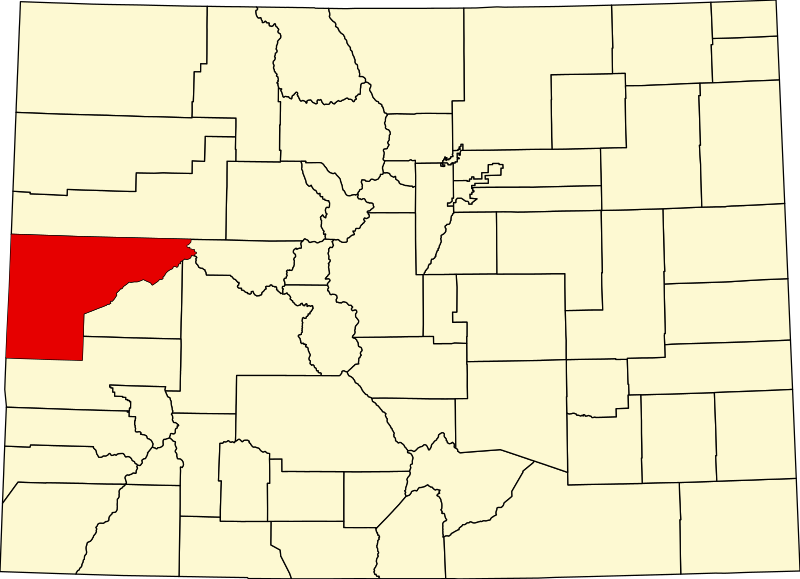 File:Map of Colorado highlighting Mesa County.svg