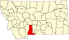 Mapa de Montana destacando Park County.svg