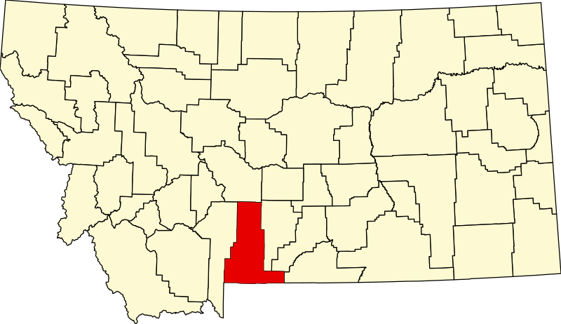 صورة:Map of Montana highlighting Park County.svg