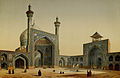 Masjid Shah, view of the courtyard by Pascal Coste.jpg