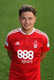 Cash with Nottingham Forest in 2016 Matty Cash.jpg