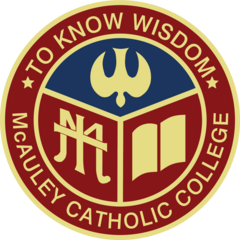 McAuley Katholiek College, Grafton logo.png