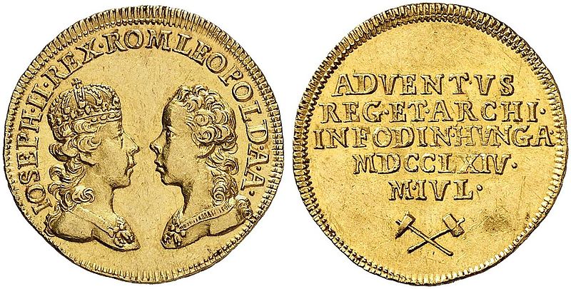 File:Medaille Joseph II. Leopold II. Besuch ungarische Bergstädte 1764.jpg