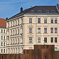 * Nomination Upper part of a multiple dwelling in Leipzig surrounded by a large railway construction side. --Augustgeyler 00:55, 4 December 2021 (UTC) * Promotion  Support Good quality.--Agnes Monkelbaan 05:49, 4 December 2021 (UTC)