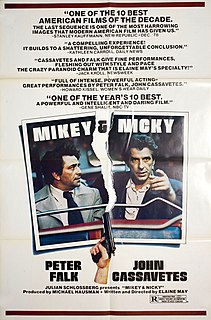 <i>Mikey and Nicky</i> 1976 American gangster film