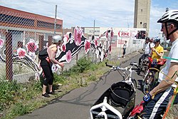 Moreart 2013 - Upfield Bike Path Cameron Street - Runaway Garden by Gosia Lapinski.jpg