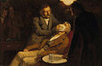 Morton beim ersten Einsatz von Äther als Anästhetikum (Gemälde von Ernest Board, ca. 1920)