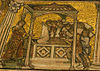Mosaici del battistero, giuseppe 13 Giuseppe guarda i fratelli che caricano il grano.jpg