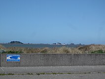 The mouth of Humboldt Bay as seen from King Salmon