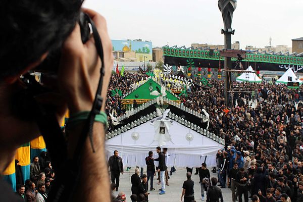The best time for photography in Iran is during festivals, like Mourning of Muharram.