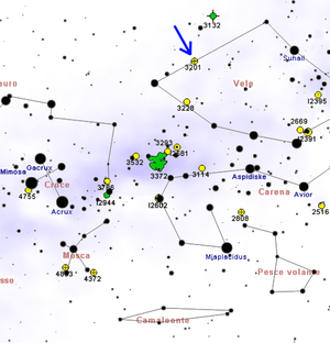 Carta di NGC 3201