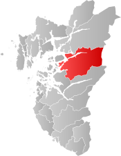 Hjelmeland binnen Rogaland