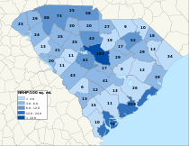 NRHP South Carolina Map.svg