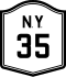 New York State Route 35 işaretçisi