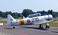 T-6G de la force aérienne belge.