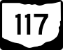 State Route 117 marker