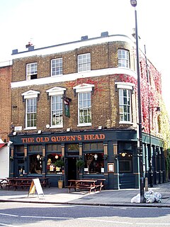 The Old Queens Head grade II listed pub in the United kingdom