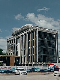 The former Seberang Perai City Council headquarters at Butterworth was in use until 2006. Old Seberang Perai Municipal Council headquarters at Butterworth.jpg