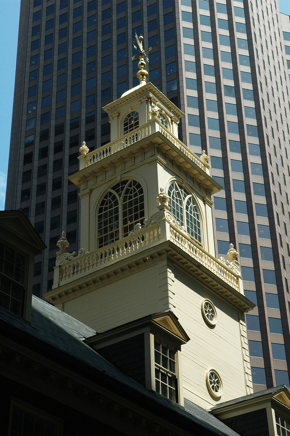 Правительственный дом в Англии. Old-State-House-Boston. Boston Houses.