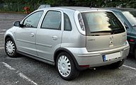 Opel Corsa femdørs (2003–2006)