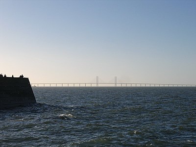 Oresund Bridge from Malmo.JPG