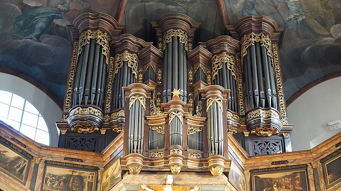 Organ in the Church of the Holy Trinity in Speyer