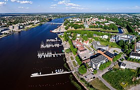 Pärnu kesklinn - Aerial photo of Pärnu in Estonia.jpg