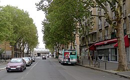 Az Avenue de la Porte-Chaumont tárgy illusztratív képe